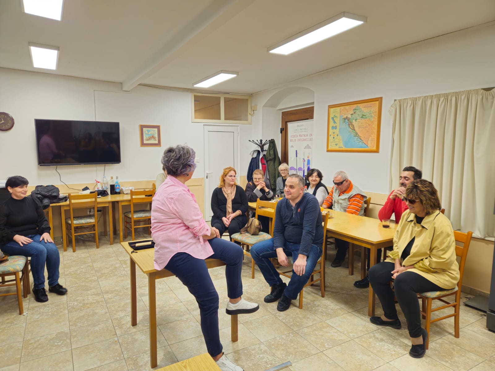 Gostovanje Sanje Grigin i Željane buljat u našoj udruzi