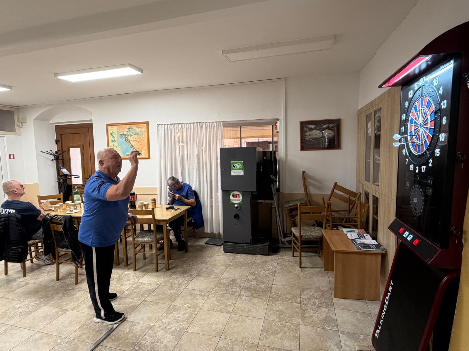 U prostorijama Udruge odigrana je utakmica osmine finala kupa Hrvatske u elektronskom pikadu za slijepe i slabovidne
